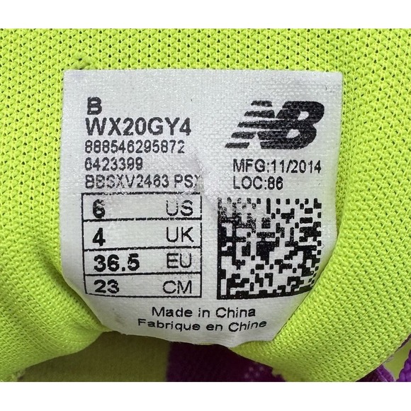 New Balance Minimus 20v4 Trail Running Shoes Barefoot WX20GY4 Women's Size 6 - Picture 15 of 15